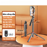 Giá đỡ điện thoại livestream P325 - Gậy chụp ảnh 4 chân cao 2.2m - Tripod điện thoại quay video chụp