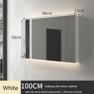 Smart Mirror Cabinet Bathroom Wall -mounted Intelligent Led Light Anti Fog Mirror Cabinet Hotel Bath