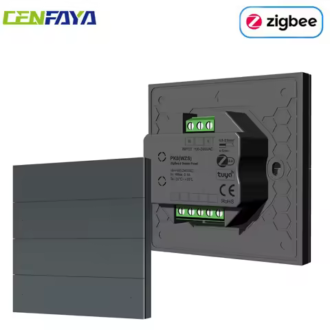 CENFAYA Zigbee 3.0 Wall Mounted Scene Panel 86 SIZE Panel with Scene Recall TUYA APP Smart Control C