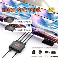 【SG】4K HDMI Splitter 1 Input 2 Output HDMI Splitter 1 In 4 Out