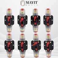 MAYIT DC Resettable Circuit Breaker, Resettable Insurance 60A 50A 40A 30A Self Recovery Circuit Brea