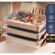 Cookhen Stainless Food Container - Stainless Steel Vegetable Box Container - 304 Stainless Steel Foo