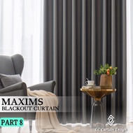 8 [ LC Curtain Design ] (Plain Classic) Mâxims Semi-Opaque Curtain / Plain Semi-Blackout Curtain (Up