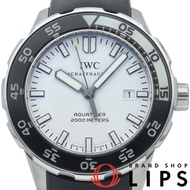 萬國錶(IWC) Aquatimer 自動腕錶 2000 IW356811。含原廠錶盒及保固卡。不鏽鋼錶殼/橡膠錶帶。男士腕錶，白色錶盤。拋光處理。成色極佳。 [二手]