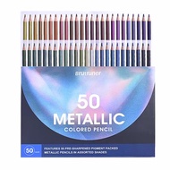 Brutfuner 12/50/72 Colors Metallic Color Pencil Set Oily Colored Pencils