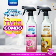 DESANS -(Set Duo Eksklusif) Haruman Rumah Eksklusif 500ml – Wangian Mewah Inspirasi Hotel | Tahan La