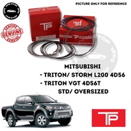 MITSUBISHI TRITON STORM L200 4D56 4D56T VGT TP JAPAN/ RIK PISTON RING SET STD & OVERSIZED (91.1mm)