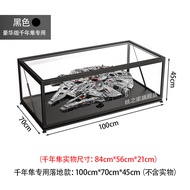 Titanic Empire Star Destroyer Millennium Falcon Lego Street View Transparent Glass TV Cabinet Iron H