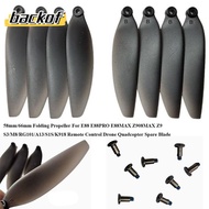 BACKOF Remote Control Drone Parts, 58mm/66mm Plastic Folding Propeller Blades, Universal Black Quadc
