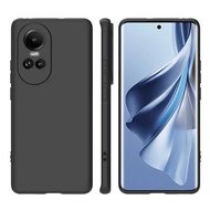 Oppo Reno 10 5G Case Softcase BLACK MATTE CAMERA PROTECTION Case Casing Hp Oppo Reno 10 5G