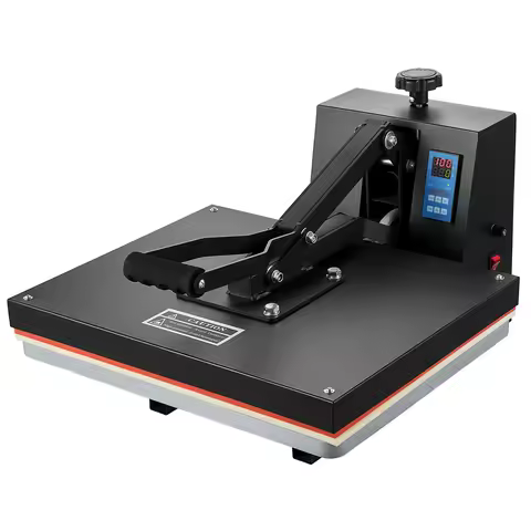 SucceBuy Heat Press Machine 15"x 15" / 16" x 20"/16"x 24" Sublimation Printer Manual Clamshell Trans