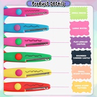 [Happy Kids] Kids Art Scissors Zig Zags Scissor Wave Scissors Lace Scissors Craft 花边剪刀 Gunting Art -