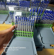 Hộp 10 Mũi khoan đa năng King Blue Kingblue hai cạnh 6 ly 8 ly 10 ly 12 ly giá sỉ