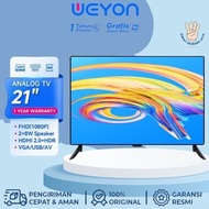 NEW Weyon TV Digital 24 inch LED 21 22 24 25 27 Televisi - 21inch-Analog