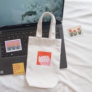 Canvas bag/ canvas water bottle bag lock&lock Yeti