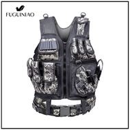 FUGUINIAO Military Molle Tactical Vest Assault Plate Carrier Tactical Vest CS Jungle Vest