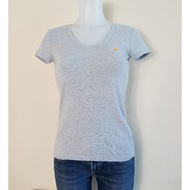 Branded Gray Vneck Shirt T-Shirt Tops for Women size XS