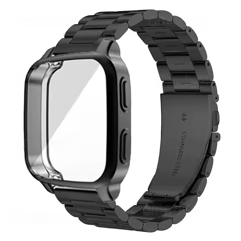 Stainless Steel Strap Case Protector For Garmin Venu Sq 2 Music Smart Watch Bracelet For Garmin Venu