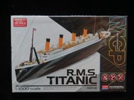 ACADEMY  1/1000 RMS TITANIC MCP版 免膠水免工具免上色