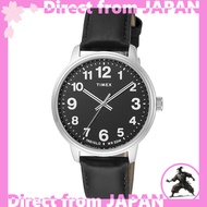 TIMEX Easy Reader Men's Quartz Watch - Black Dial, Brass Case, 43MM, Mineral Glass, Imported