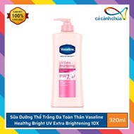 Sữa dưỡng thể trắng da toàn thân Vaseline Healthy Bright UV Extra Brightening 10X - Thái Lan