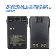 For Puxing PX-328 PX-777 PX888 PX-888K PX728 Plus WEIERWEI VEV-3288S PX777 7.4V 1800mAh Replacement 