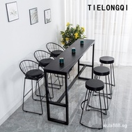 Reyu Marble Bar Table  Dining Table Bar Chair High Foot Bar Table Household Table