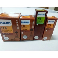 PHILIPS HALOGEN BULB H4 100/90w 24v  / H7 100w 24v  /H3 100w 24v/ H1 100w 24v Beam Light -Track Ligh
