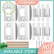 4 Pack Door  Strike Plate-Stainless Steel Door Lock Strike Plate Repair Kits-Door  Restorer Reinforc