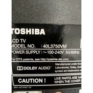 TOSHIBA LED TV 40L3750VM MAIN BOARD SPK STAND