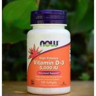 Now Foods Vitamin D-3 D3 D 5000IU (120 softgels) ORIGINAL USA 5000IU