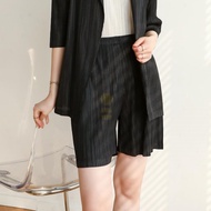 ┅✗ Aiden001 -One Size Pleated Youthful And Beautiful Casual Suit Jacket Shorts 7717/7718