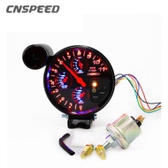 5" 4 IN 1 car tachometer With shift light rpm meter Racing car gauge water temp gauge oil temperatur