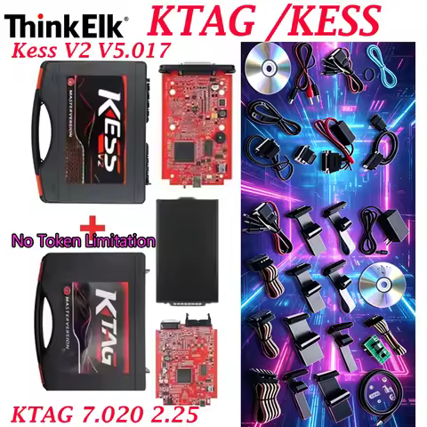 2026 Kess/Ktag ECU Programmer KTAG V7.020 V2.25 Kess V2 V5.017 ECU Tuning Tool Unlimited Repair Tool