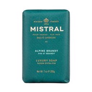 美國 Mistral 雅馬邑白蘭地 頂級香水皂（香水肥皂 香氛皂沐浴皂沐浴香皂 男士男性男生古龍水古龍皂 男沐浴乳沐浴露
