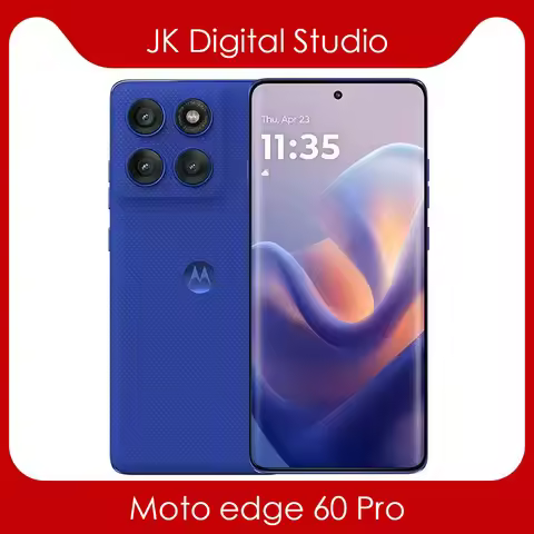 New Lenovo Moto Edge 60 Pro 6.7inch 2712X1220P 120Hz OLED MTK Dimensity8350 Extreme 50MP Camera 90W 