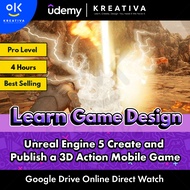 Learn Game Design With Unreal Engine - Video Course - Unreal Engine 5 Create and Publish a 3D Action