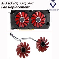 XFX RX R9, RX 570, RX 580 Fan Replacement