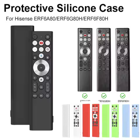 Silicone Protective Case for Hisense ERF6A80 ERF6G80H ERF6F80H Silicone Sleeve TV Remote Controller 