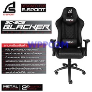 ของแท้ มีรับประกันช่วงล่างSIGNO E-SPORT เก้าอี้เกมมิ่ง รุ่น GC-205 BLACKER GAMING CHAIR เก้าอี้เกมส์ ขาเหล็ก As the Picture One