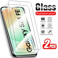 2Pieces Tempered Glass Screen Protector For Samsung Galaxy S24 FE S25 FE Clear Screen Glass SamsungS