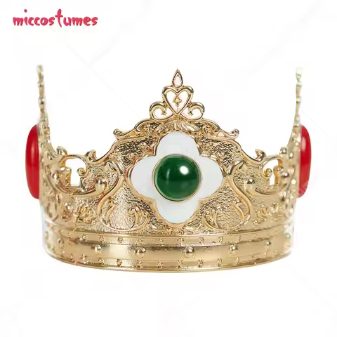 Miccostumes Princess Cosplay Accessory Metal Crown Cosplay Accessory Princess Crown for Princess Cos