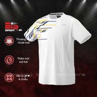Yonex Lee-Chong-Wei 23012 Premium White Badminton Shirt - Cool, Sweat Absorbent, 4-Way Stretch Fabri