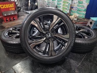 แม็ก honda Civic Hatchback Rs Turbo รมดำ ขอบ 17 ใส่ civic accord Brv Hrv Wrv   พร้อมยางสภาพดี