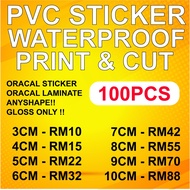 Oracal 651 Sticker Label Printing Service