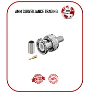 BNC CONNECTOR CRIMP TYPE (10 PCS)