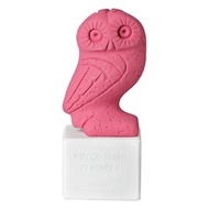 古希臘 貓頭鷹擺飾 Owl Elpis (桃紅) - 手工陶製雕像