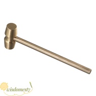 WISDOM Gavel, Brass Yellow Hammer, Judge Auction Prop Judge Hammers Company