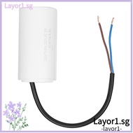 LAYOR Motor Run Capacitor, 250V AC 120uF 50/60Hz Capacitor Durable Motor Start Capacitor CBB60 Run C