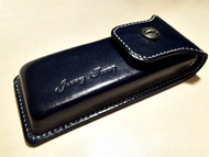 牛皮手作鋼筆包 鋼筆套 筆盒2支裝 附活動隔層 客製顏色 免費打印